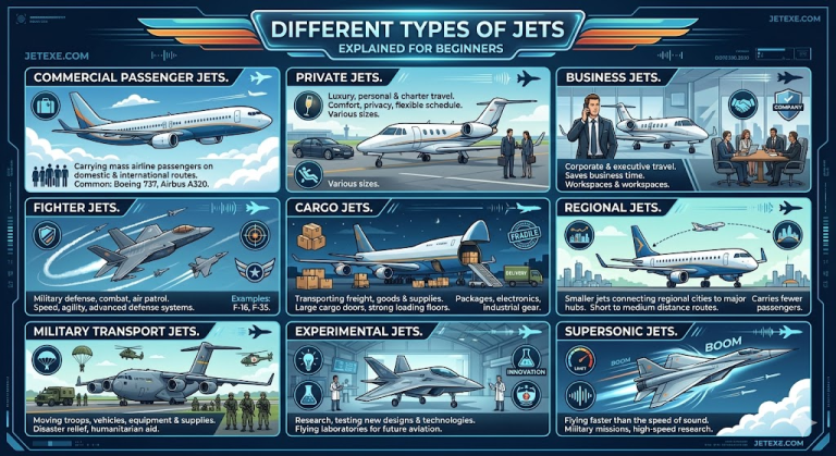Jet Plane Types Different Types of Jets Explained for Beginners – Jetexe – Redefining ...